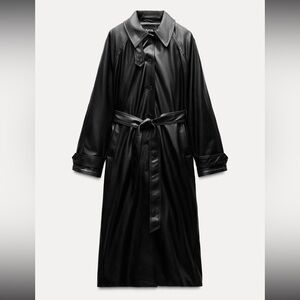 Zara trenchcoat pleather